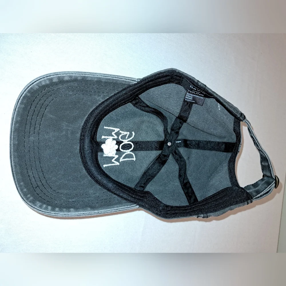 David & Young Grey Dog Mom Baseball Cap W/Adjustable Strap For Comfort Sizing - Picture 4 of 9